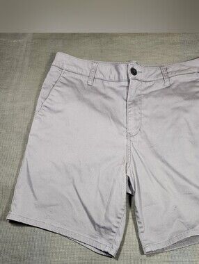 RSQ Short Chino Men's Light Gray Casual Shorts Size 34 Pre-owned